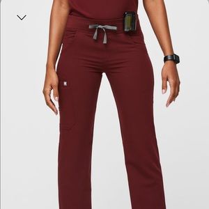 FIGS Burgundy Women’s Cade Tall Scrub Pant